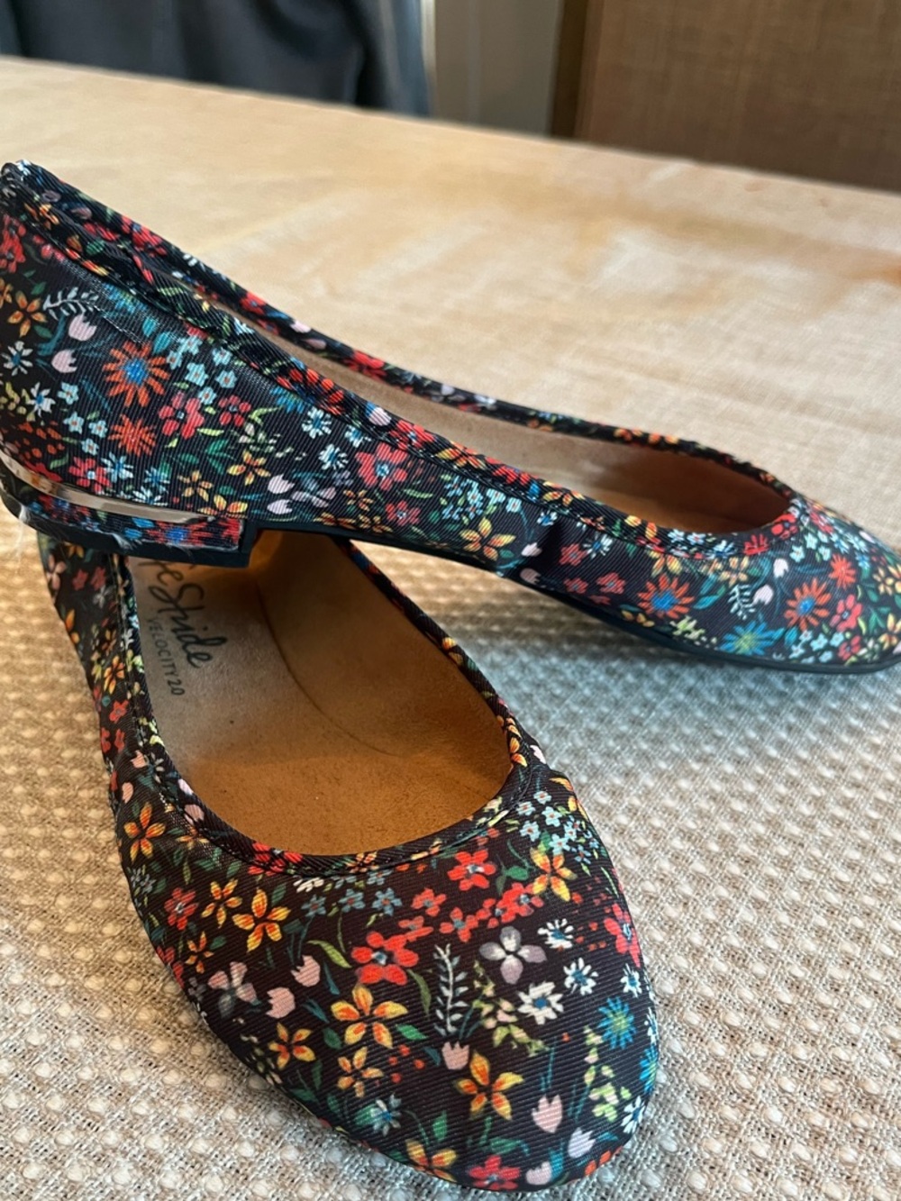 LifeFloral Ballet Flats - Black Multi